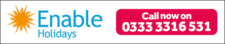 Call 0333 3316 531 to book your accessible holiday