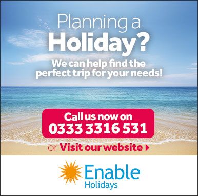 Call 0333 3316 531 to book your accessible holiday