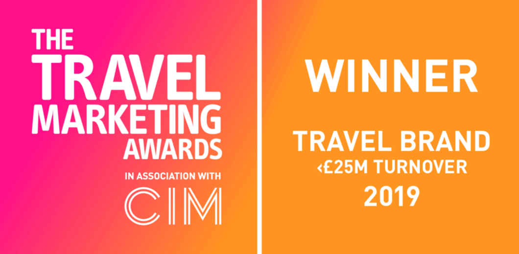 'Travel Brand of the Year (>25M Turnover)' at the Travel Marketing Awards 2019